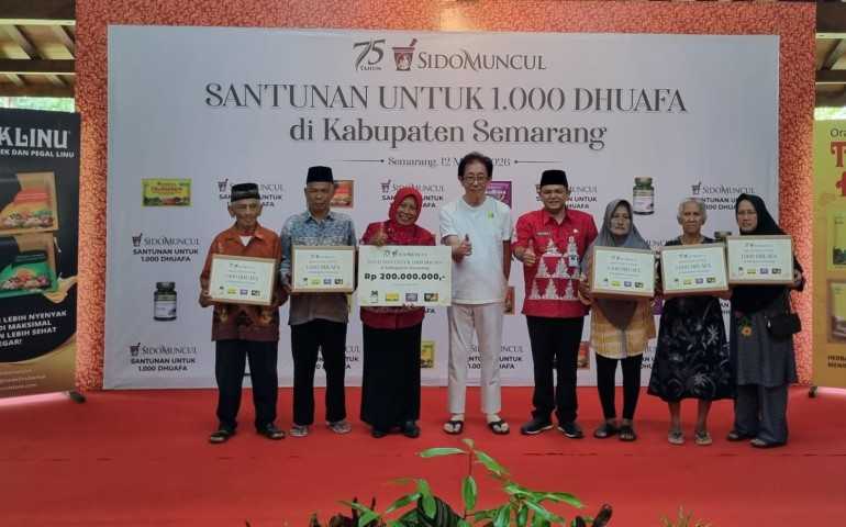 Sido Muncul Bagikan Paket Sembako dan Produk Kesehatan untuk 1.000 Dhuafa