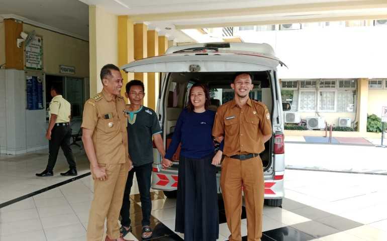 Sempat Viral di Medsos, Kades Tambahrejo Bawa ODGJ ke RSJ AMINO Semarang
