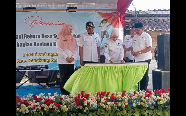 Bupati Kendal Resmikan Tugu Tani Reborn, Jadi Ikon Baru Desa Sendangdawung